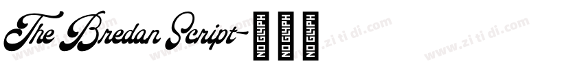 The Bredan Script字体转换 The Bredan Script字体转换